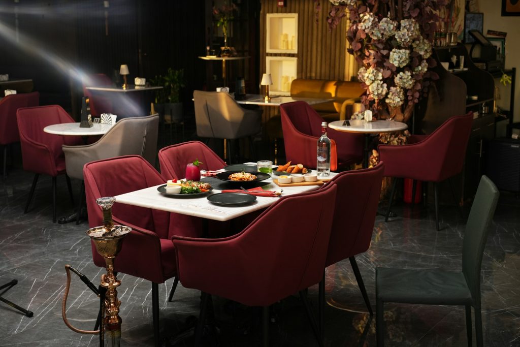 Restaurant Interior Design - upscale dining room, Pip Interior Designs York